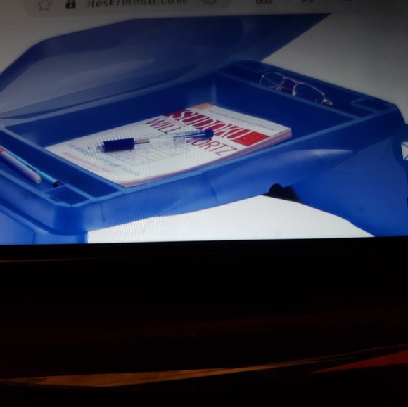 PURPLE FOLDIN STORAGE LAPTOP DESK!!!!!!!!!!!!!!!! - Picture 8 of 8